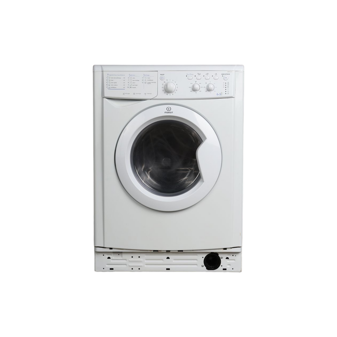 Lave-Linge Sechant 6 kg Reconditionné INDESIT IWDC 6125 (FR) : vue de face