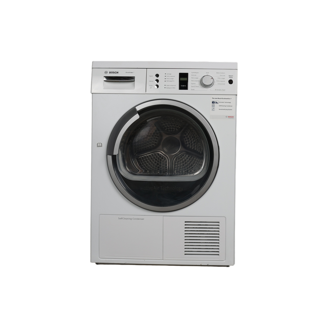 Seche-Linge Condensation 7 kg Reconditionné BOSCH WTW86380FF : vue de face