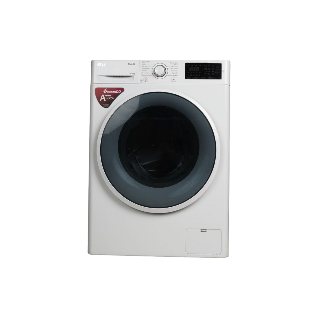 Lave-Linge Hublot 8 kg Reconditionné LG F84J60WHS : vue de face