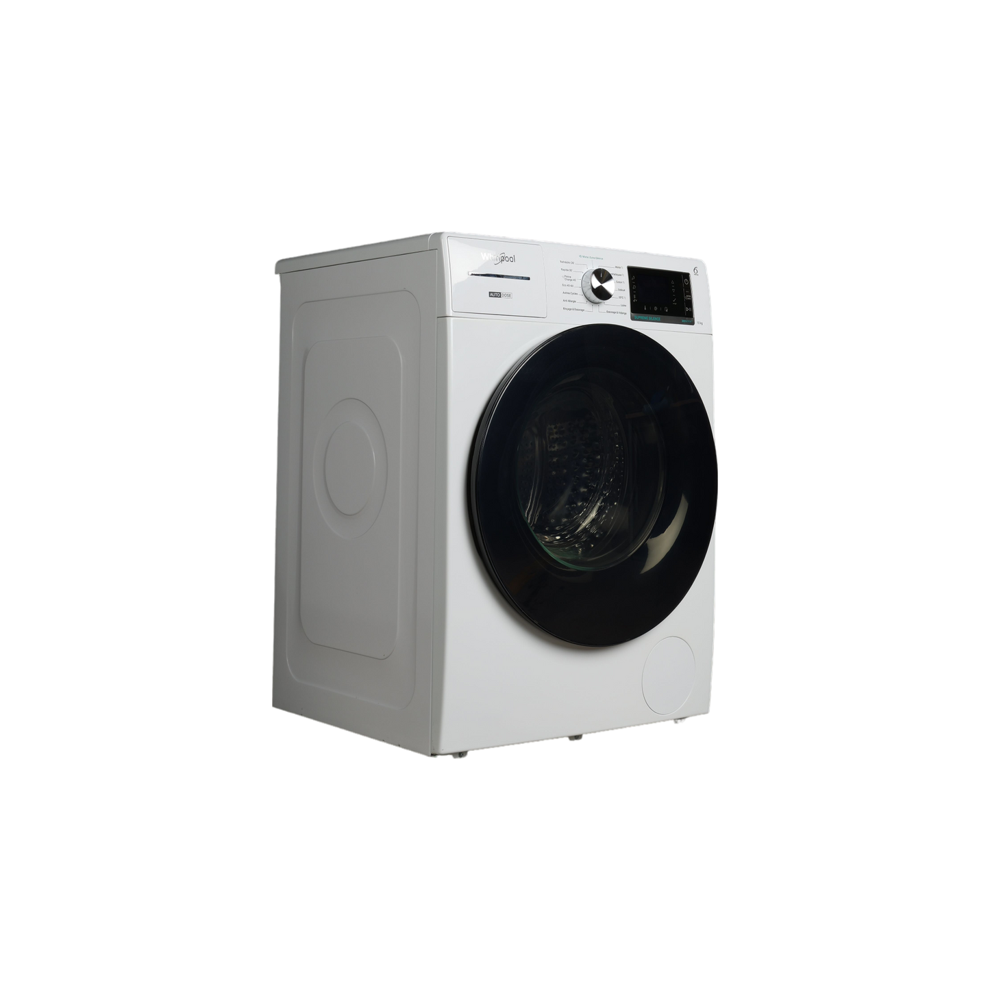 Lave-Linge Hublot 10 kg Reconditionné WHIRLPOOL W8W046WBFR : vue du côté gauche