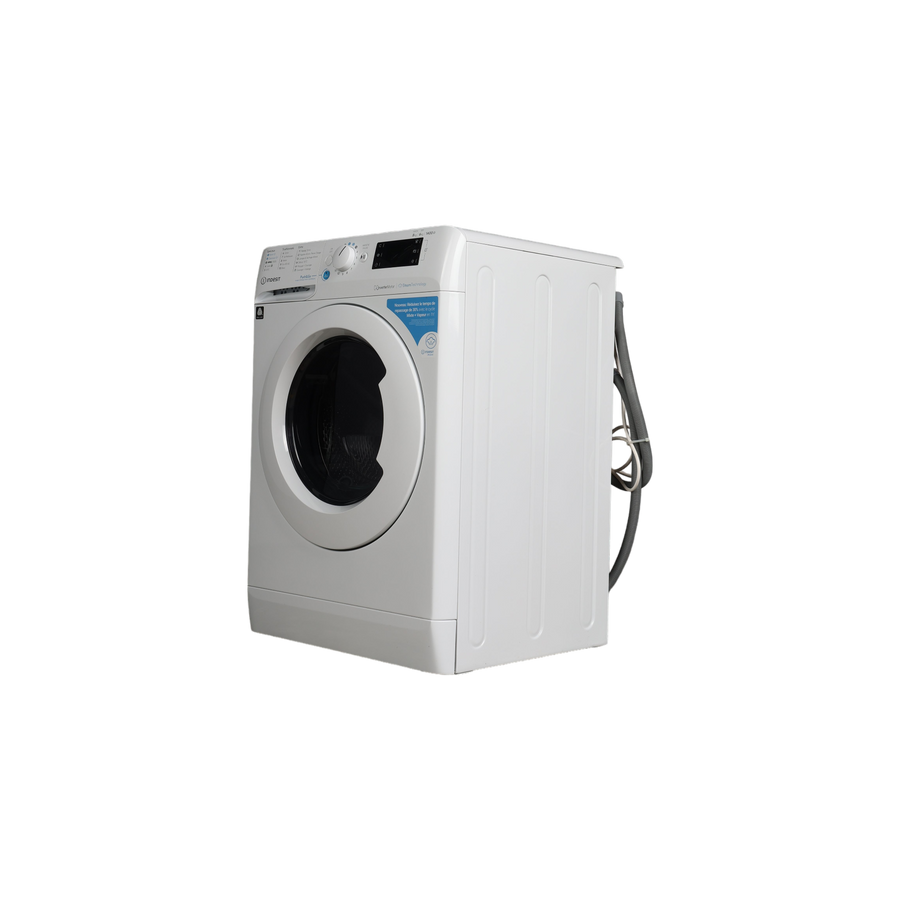 Lave-Linge Sechant 8 kg Reconditionné INDESIT BDE86435WVFR : vue du côté droit