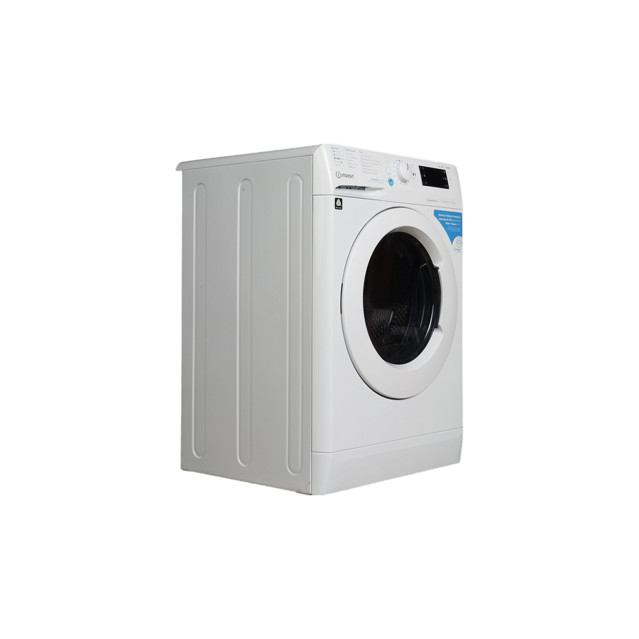 Lave-Linge Sechant 8 kg Reconditionné INDESIT BDE86435WVFR : vue du côté gauche