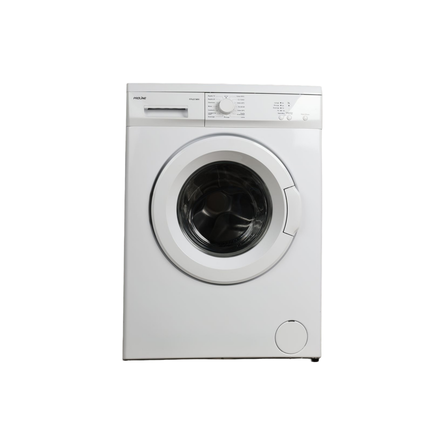 Lave-Linge Hublot 6 kg Reconditionné PROLINE FP601WH : vue du côté droit