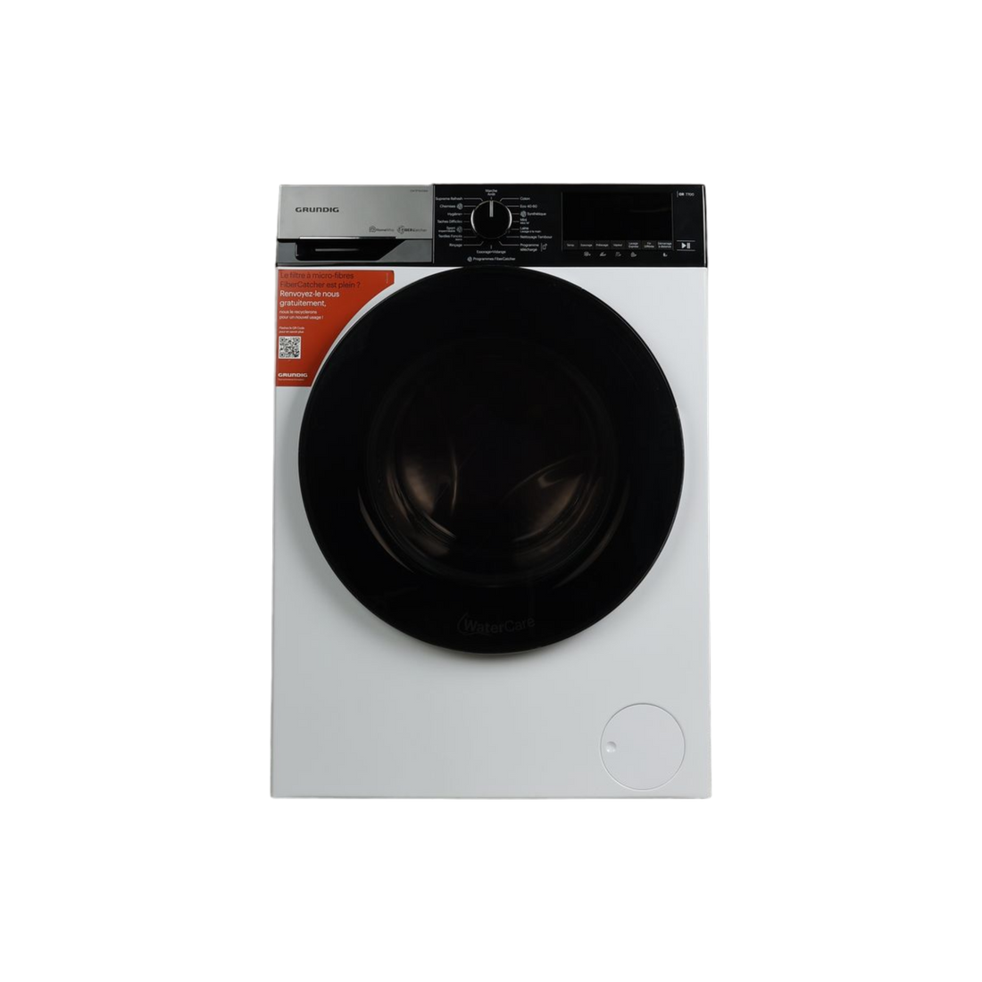 Lave-Linge Hublot 9 kg Reconditionné GRUNDIG GW7P79419W : vue de face