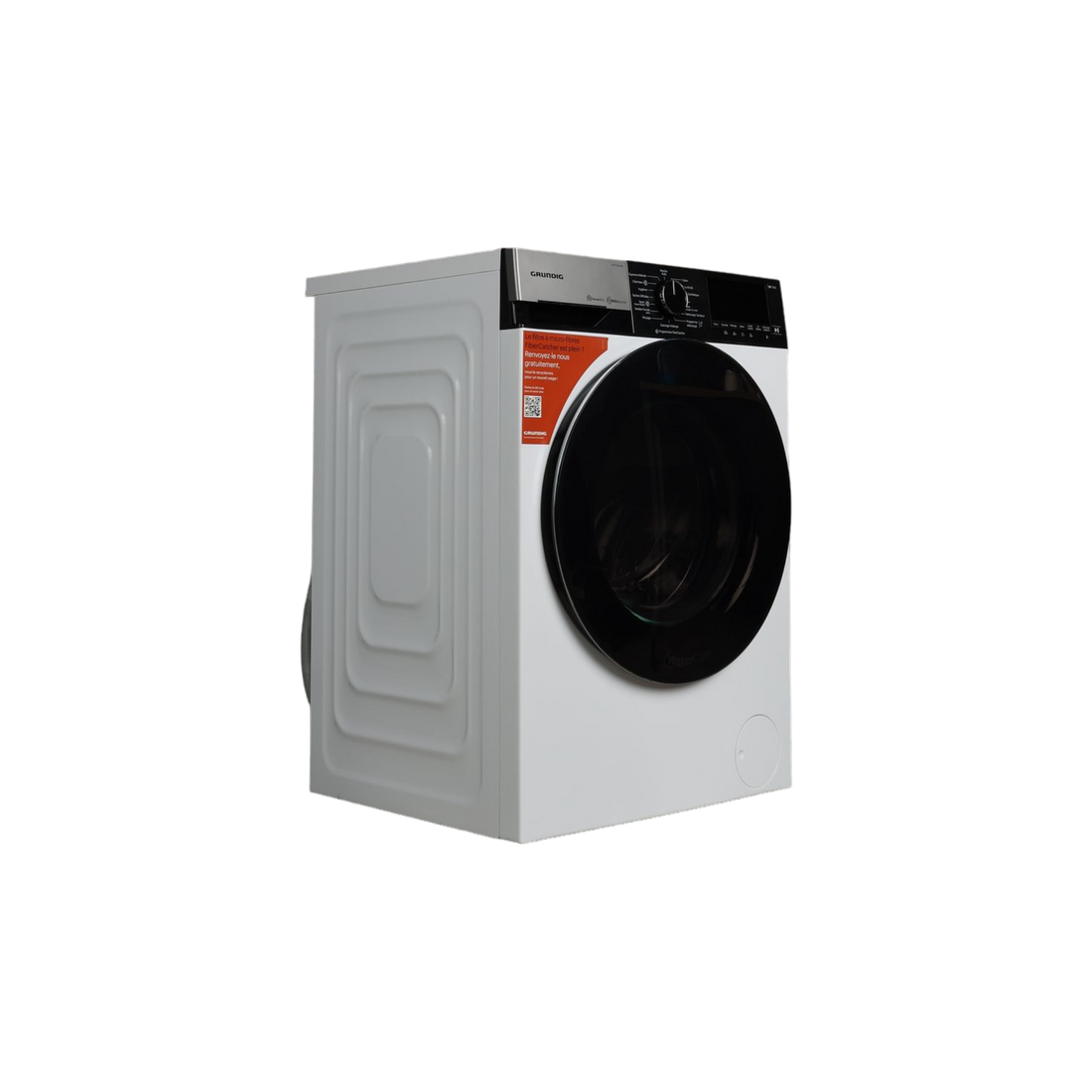 Lave-Linge Hublot 9 kg Reconditionné GRUNDIG GW7P79419W : vue du côté gauche