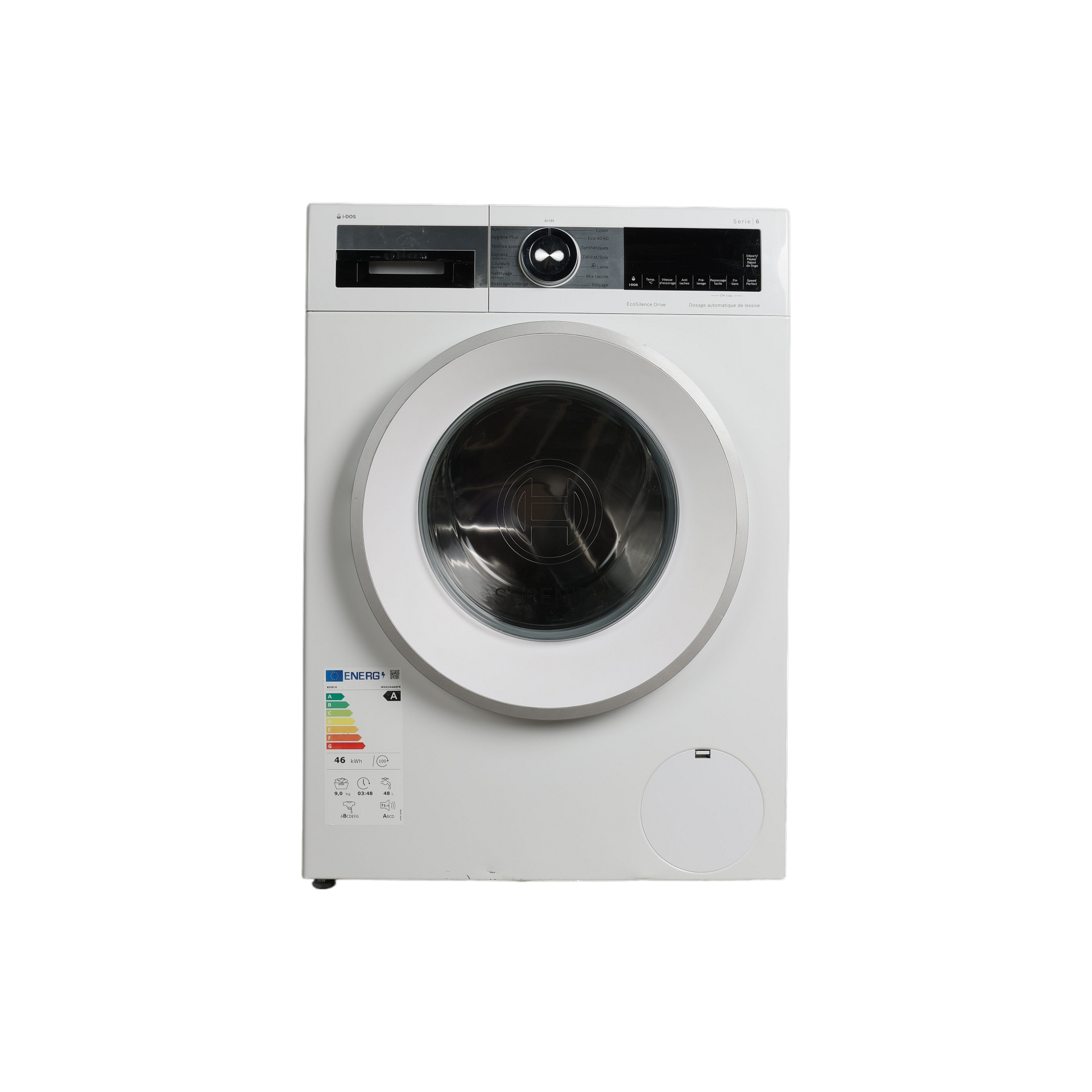 Lave-Linge Hublot 9 kg Reconditionné BOSCH WGG244ASFR : vue du côté droit