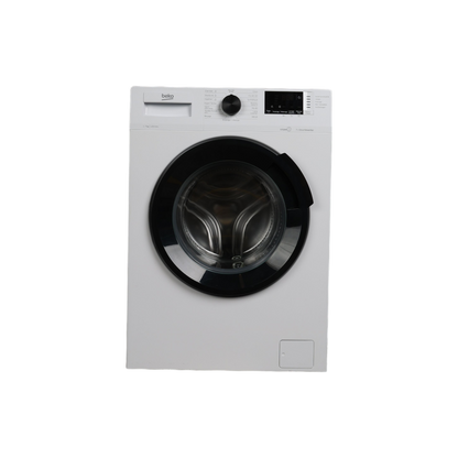 Lave-Linge Hublot 7 kg Reconditionné BEKO DWUE7222B0WS : vue de face