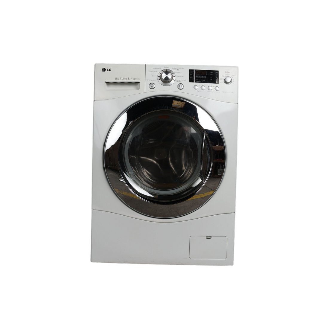 Lave-Linge Sechant 8 kg Reconditionné LG F148452WH : vue de face