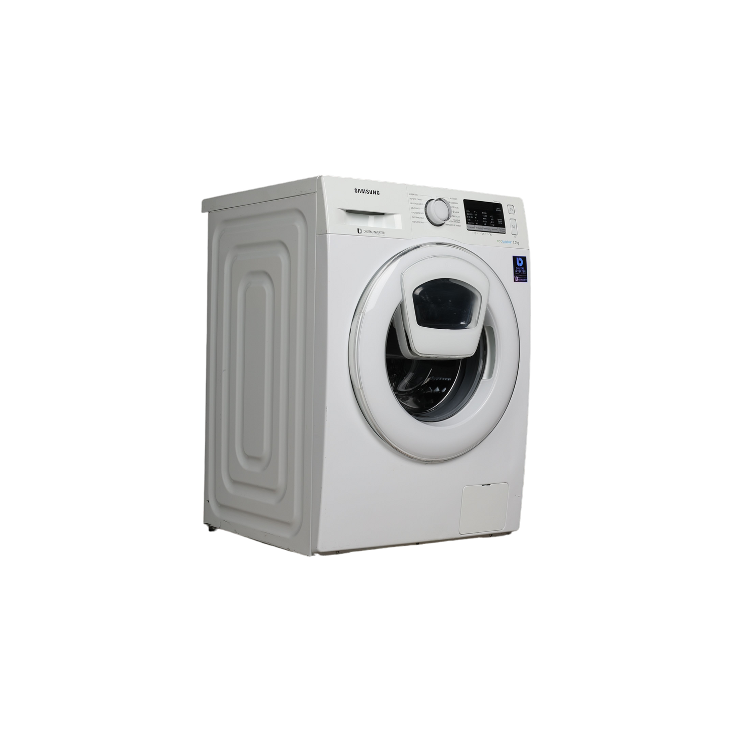 Lave-Linge Hublot 7 kg Reconditionné SAMSUNG WW70K5410WW : vue du côté gauche