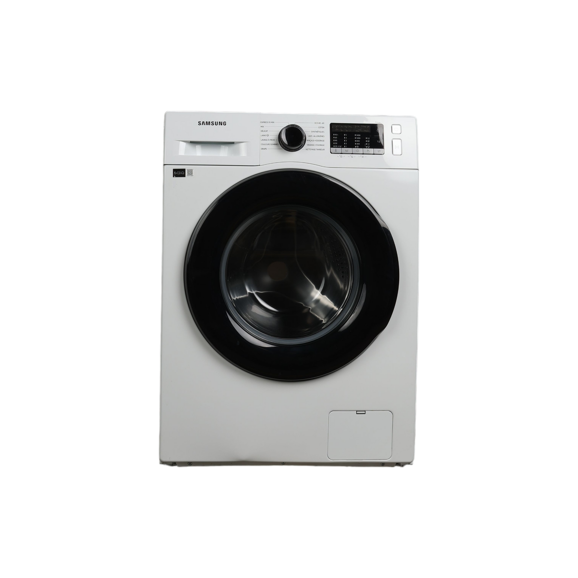 Lave-Linge Hublot 11 kg Reconditionné SAMSUNG WW11BGA046AE : vue de face