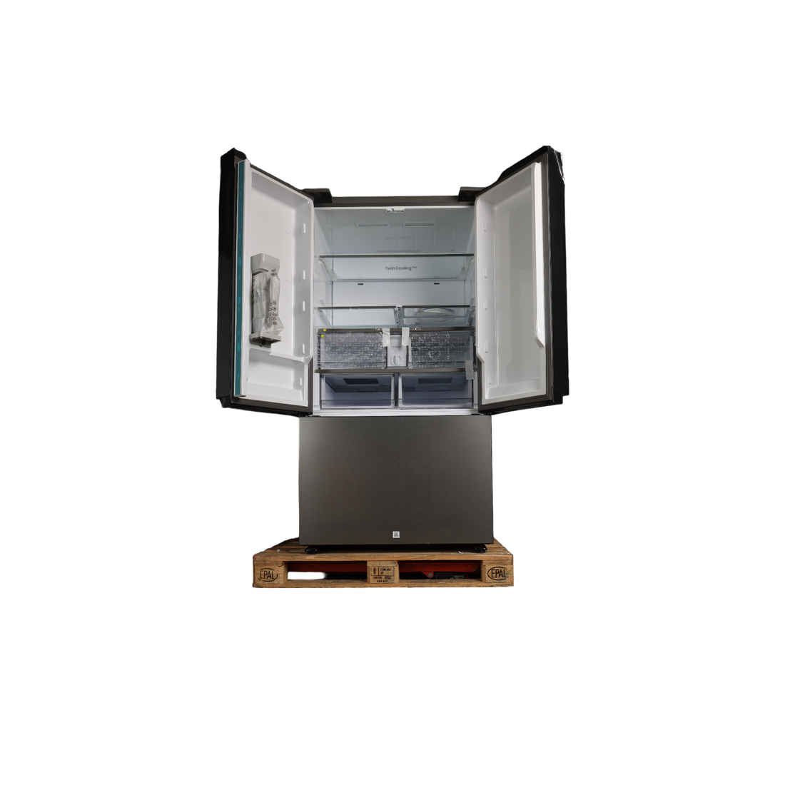 Réfrigérateur Multi-Portes 674 L Reconditionné SAMSUNG RF24BB620ES9 : vue de l'intérieur