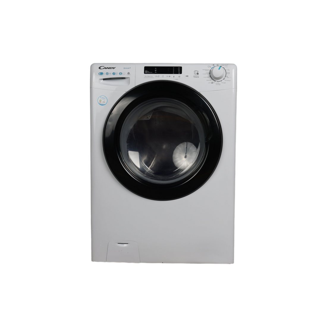 Lave-Linge Sechant 8 kg Reconditionné CANDY CSWS4852DWB4-47 : vue de face