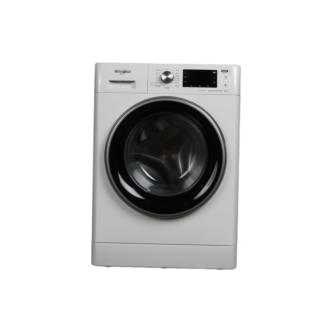 Lave-Linge Hublot 9 kg Reconditionné WHIRLPOOL FFDD9469BSVFR : vue de face