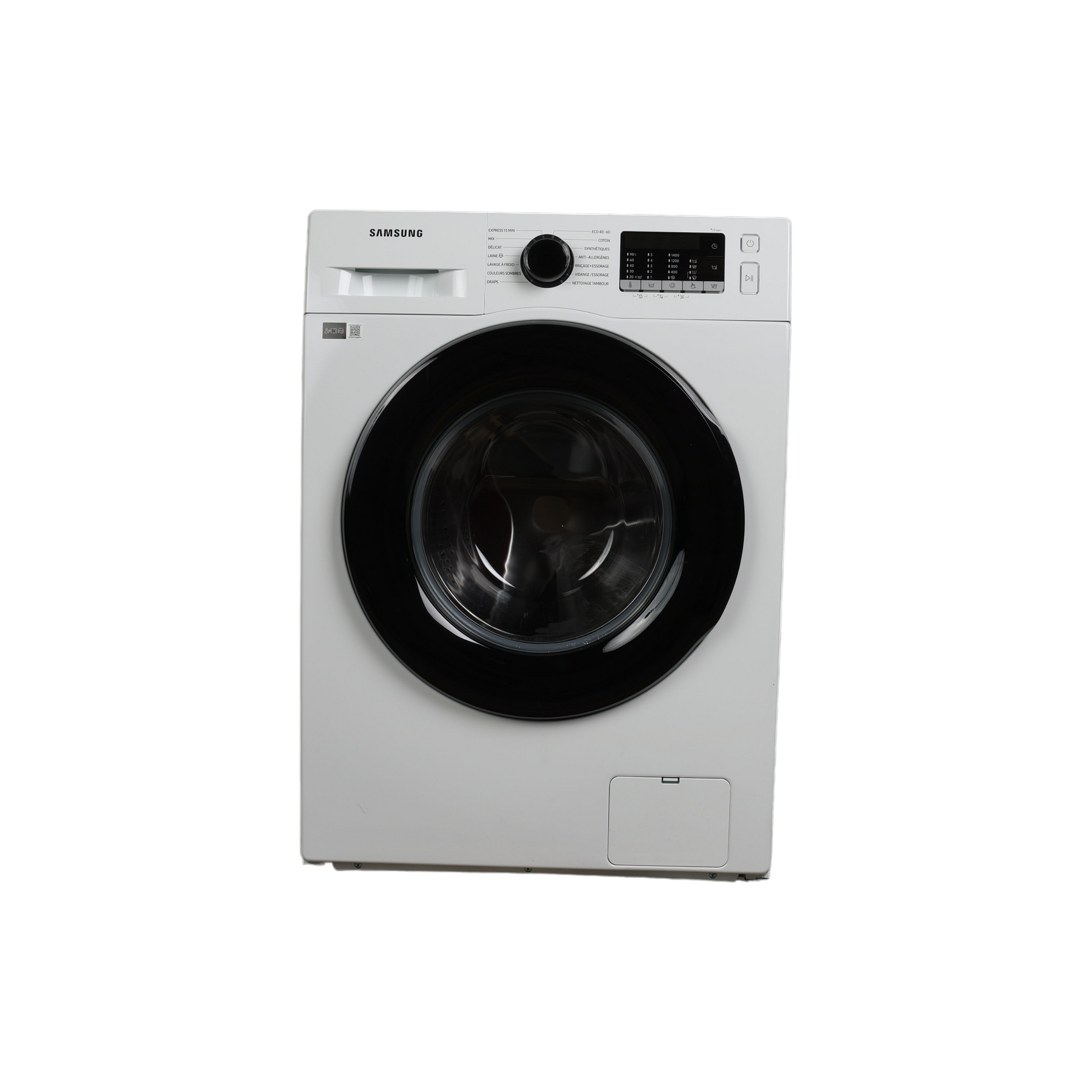 Lave-Linge Hublot 11 kg Reconditionné SAMSUNG WW11BGA046AE : vue de face