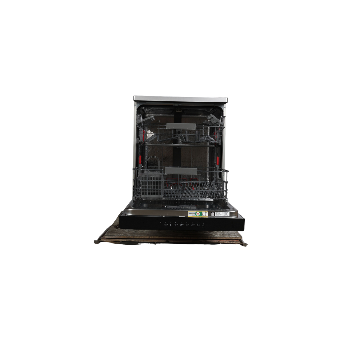 Lave-Vaisselle Pose Libre 14 Cvts Reconditionné WHIRLPOOL WFC3C34PX : vue de l'intérieur