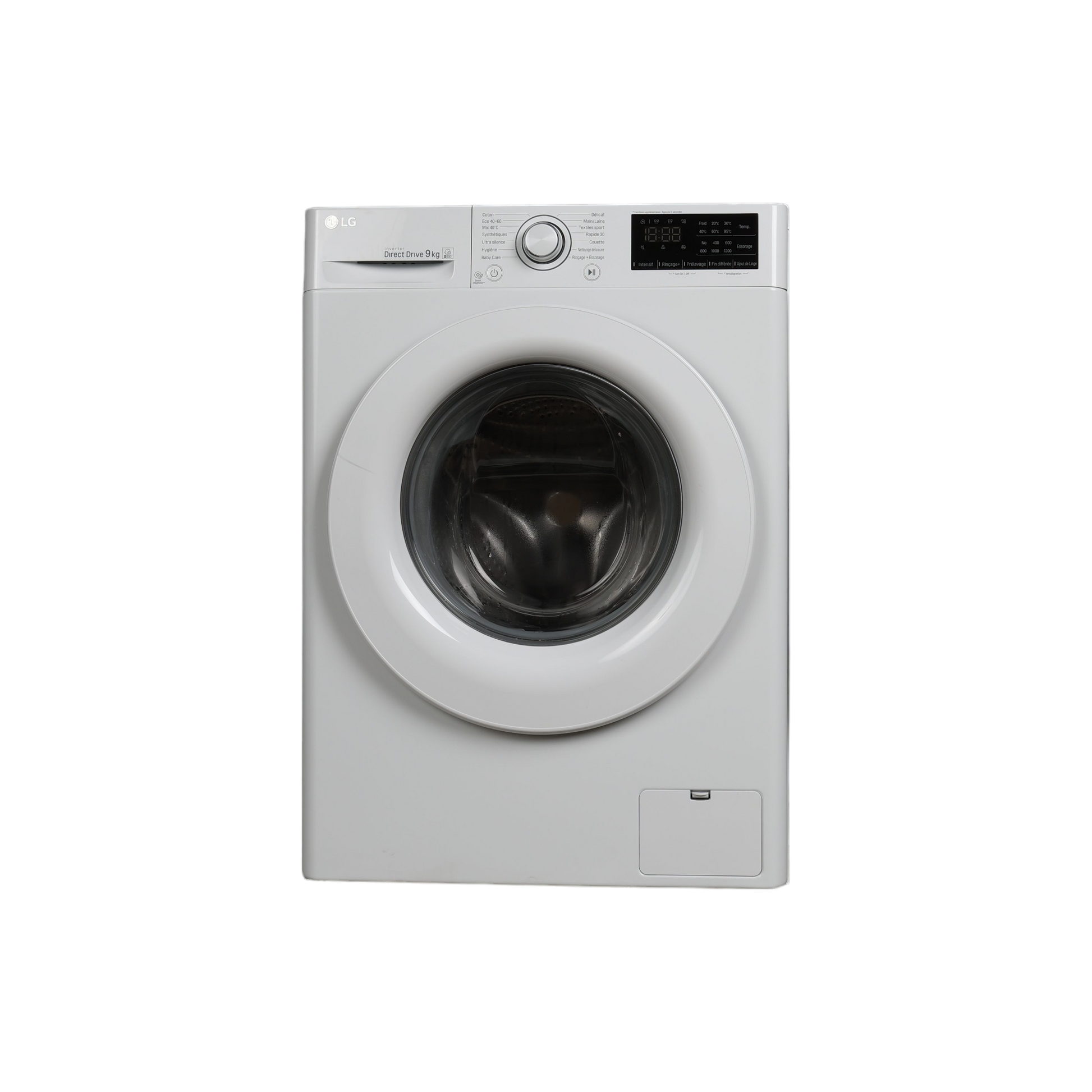 Lave-Linge Hublot 9 kg Reconditionné LG F92N23WH : vue de face