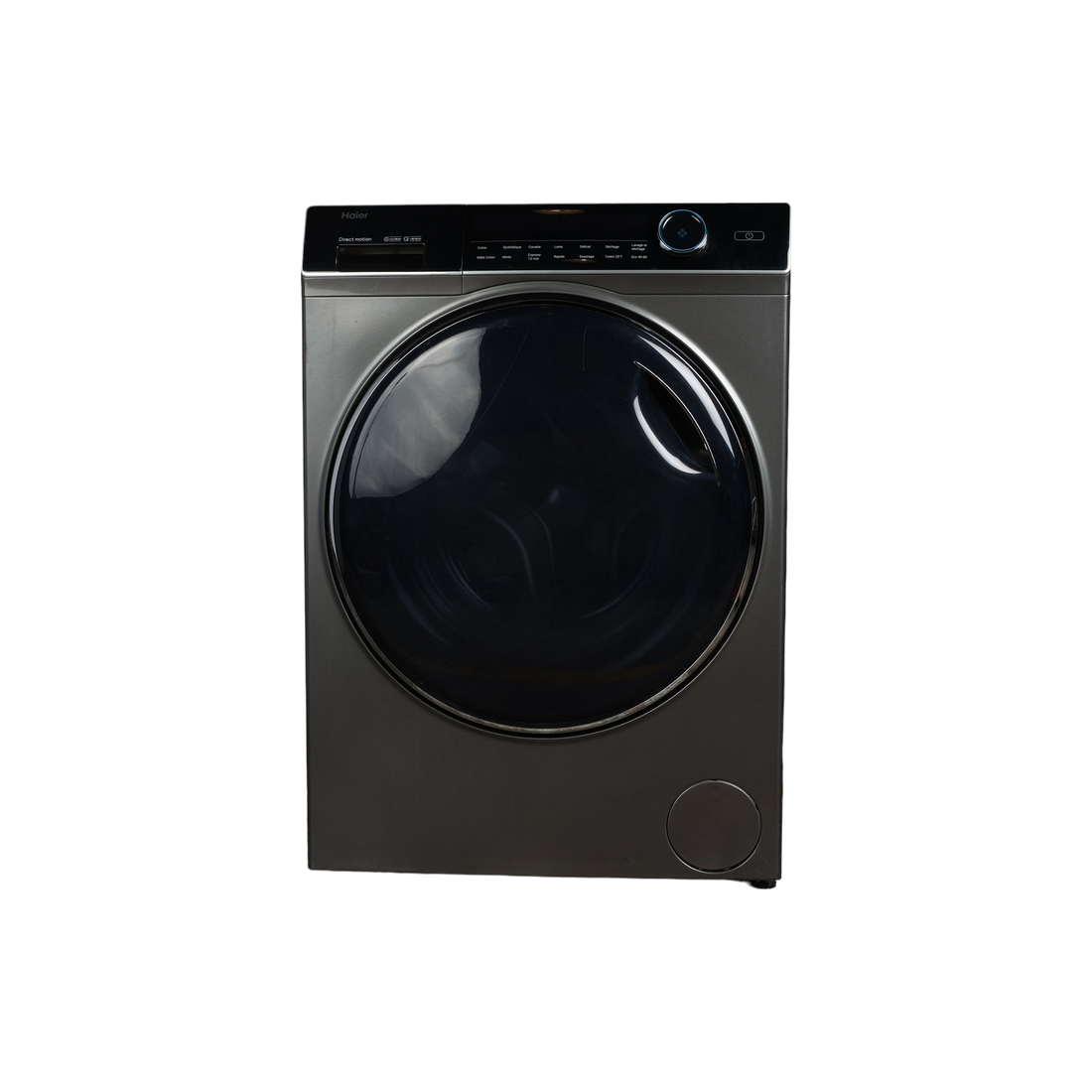 Lave-Linge Sechant 8 kg Reconditionné HAIER HWD80-B14979S : vue du côté droit