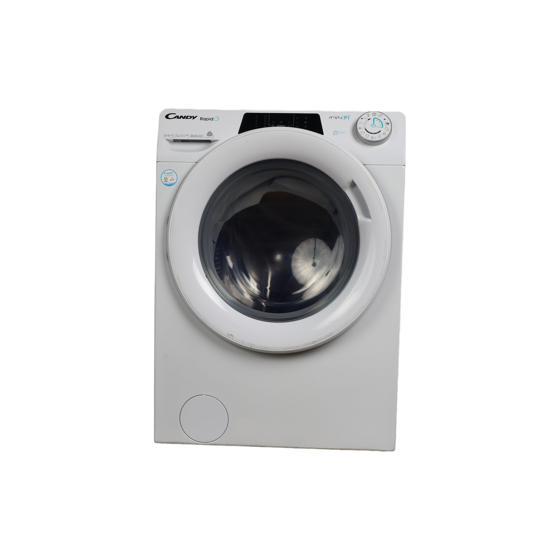 Lave-Linge Sechant 9 kg Reconditionné CANDY ROW 4964DWME/1-S : vue de face