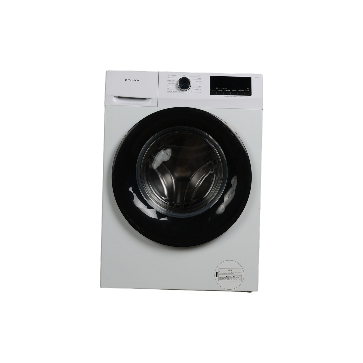 Lave-Linge Hublot 8 kg Reconditionné THOMSON TW148A : vue de face