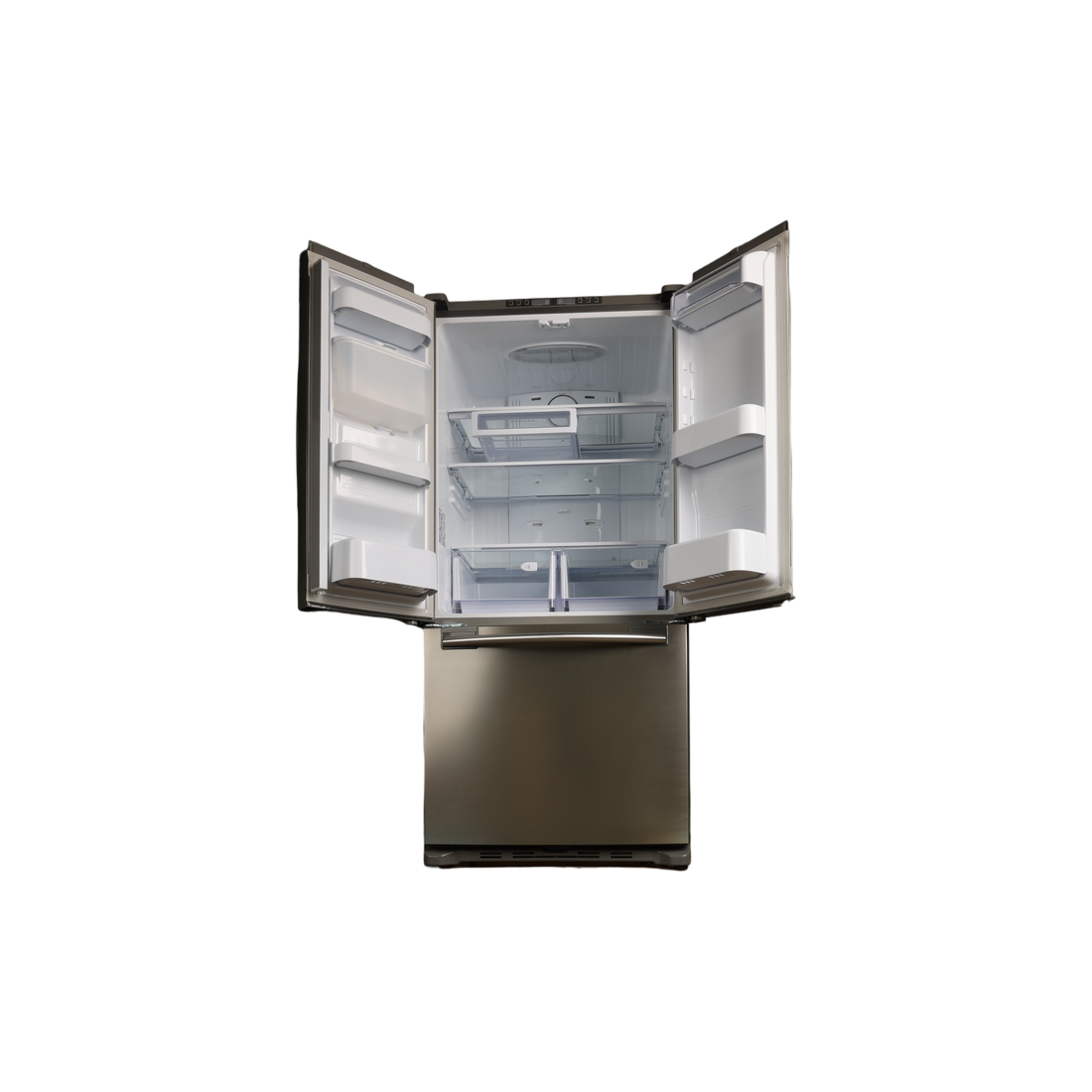 Réfrigérateur Multi-Portes 439 L Reconditionné SAMSUNG RF62QEPN : vue de l'intérieur