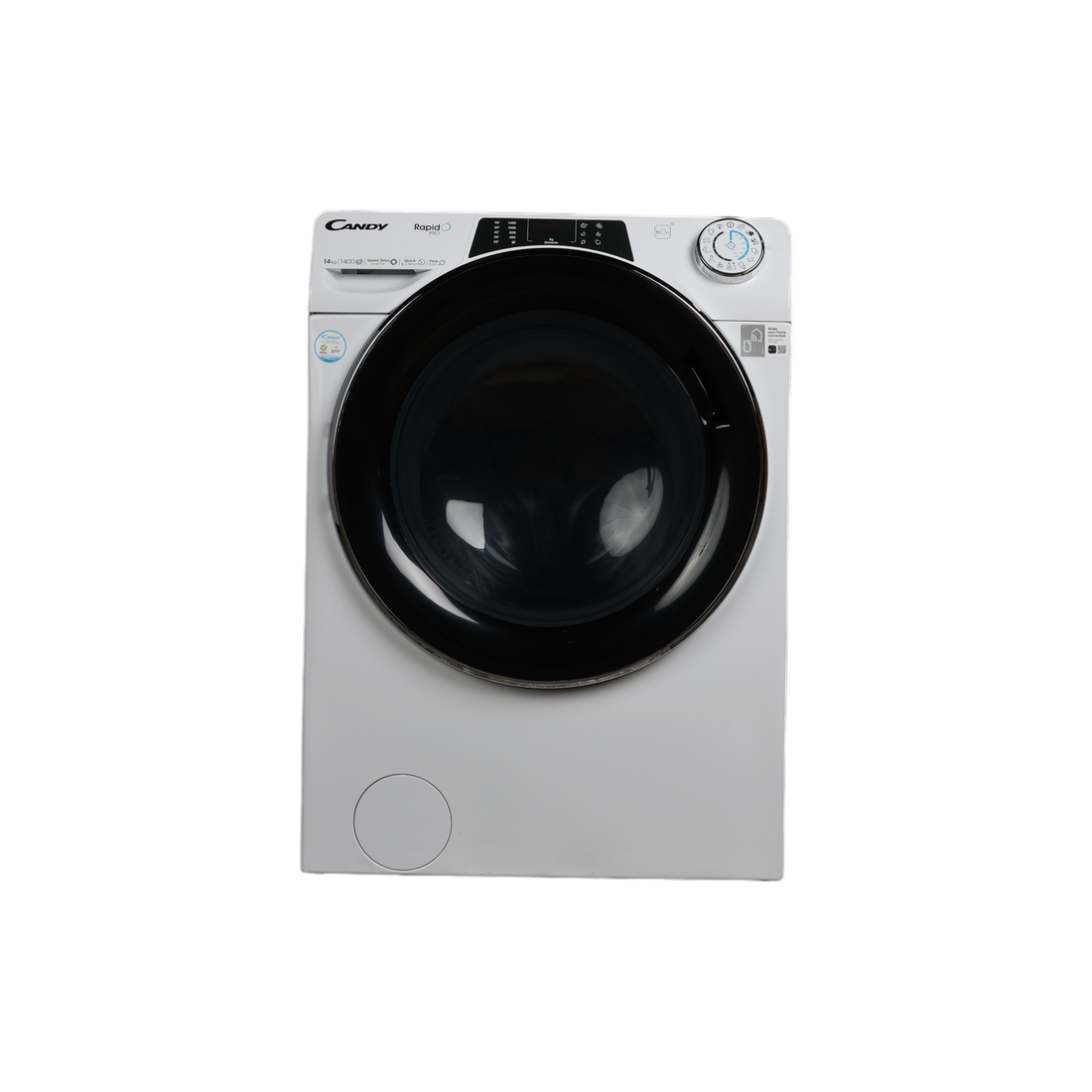 Lave-Linge Hublot 14 kg Reconditionné CANDY RP4146BWMBC/1-S : vue du côté droit