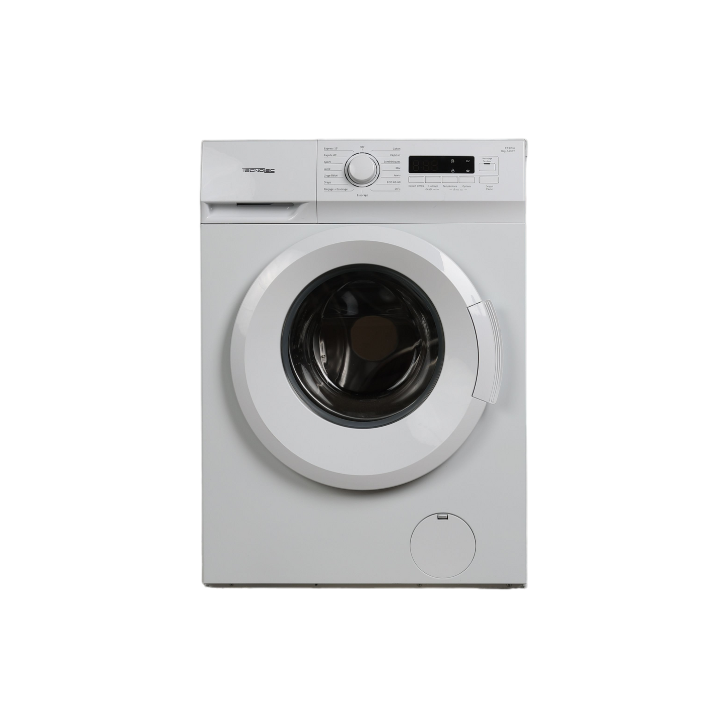 Lave-Linge Hublot 8 kg Reconditionné TECNOLEC FT8WH : vue de face