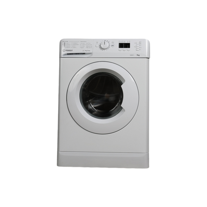 Lave-Linge Hublot 7 kg Reconditionné INDESIT MTWA71252WEE : vue de face