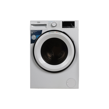 Lave-Linge Sechant 10 kg Reconditionné BEKO B3YDFT51044W : vue de face