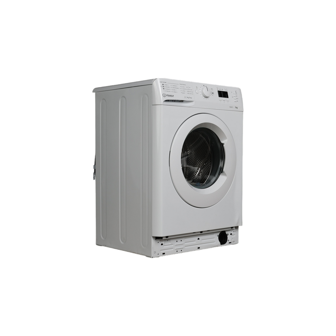 Lave-Linge Hublot 7 kg Reconditionné INDESIT MTWA71252WEE : vue du côté gauche