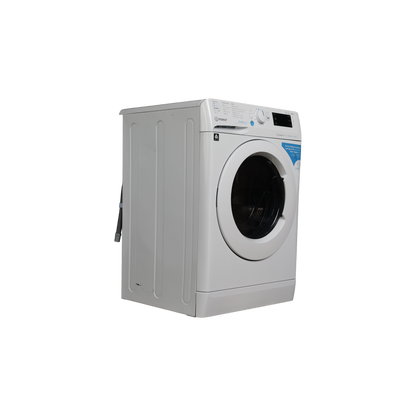 Lave-Linge Sechant 8 kg Reconditionné INDESIT BDE86435WVFR : vue du côté gauche