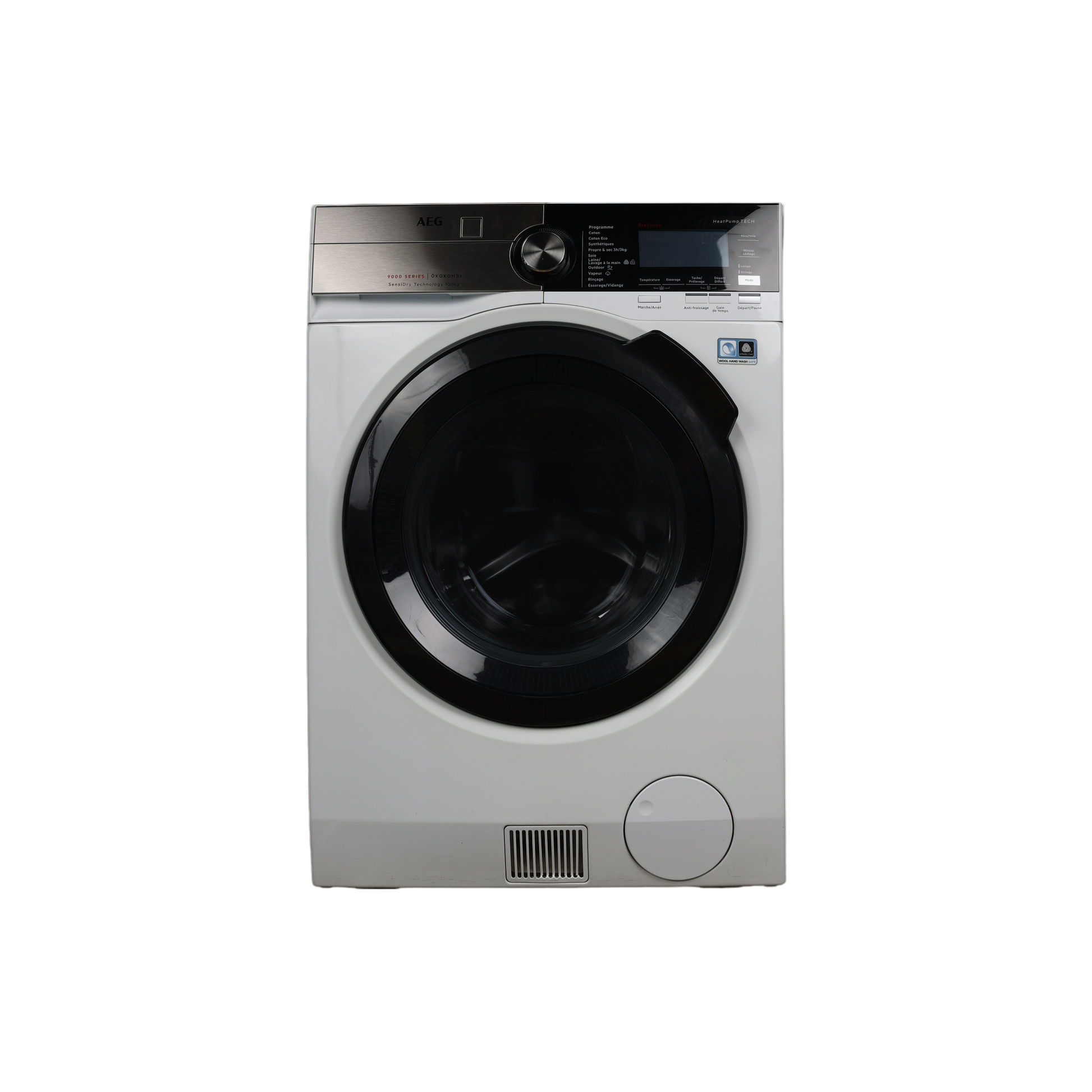 Lave-Linge Sechant 10 kg Reconditionné AEG L9WSR162C : vue de face