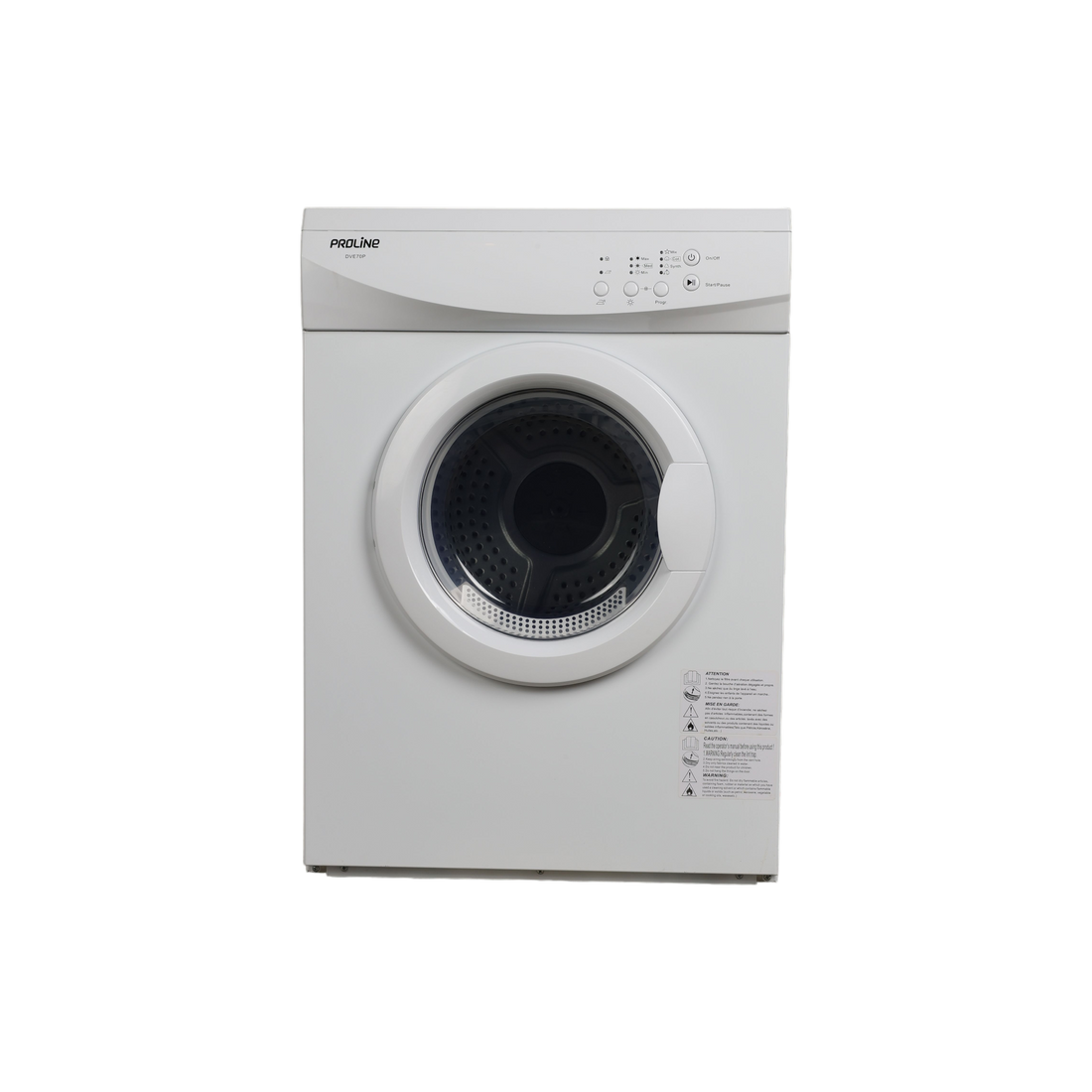 Seche-Linge Evacuation 7 kg Reconditionné PROLINE DVE70P : vue de face