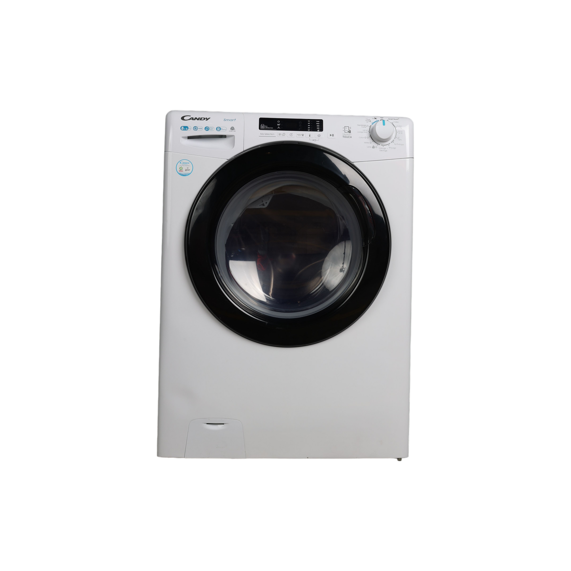 Lave-Linge Sechant 8 kg Reconditionné CANDY CSWS4852DWB4-47 : vue du côté droit