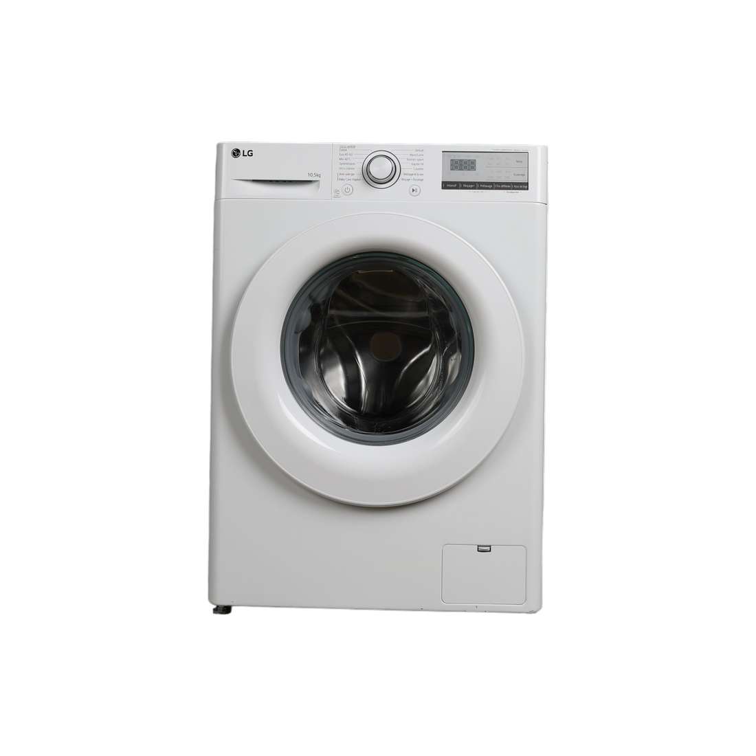 Lave-Linge Hublot 10.5 kg Reconditionné LG F14V13WHS : vue de face