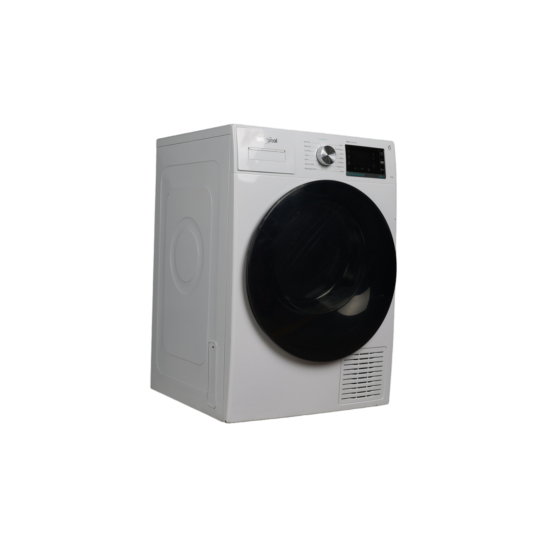 Seche-Linge Pompe À Chaleur 9 kg Reconditionné WHIRLPOOL W7D94WBFR : vue du côté gauche