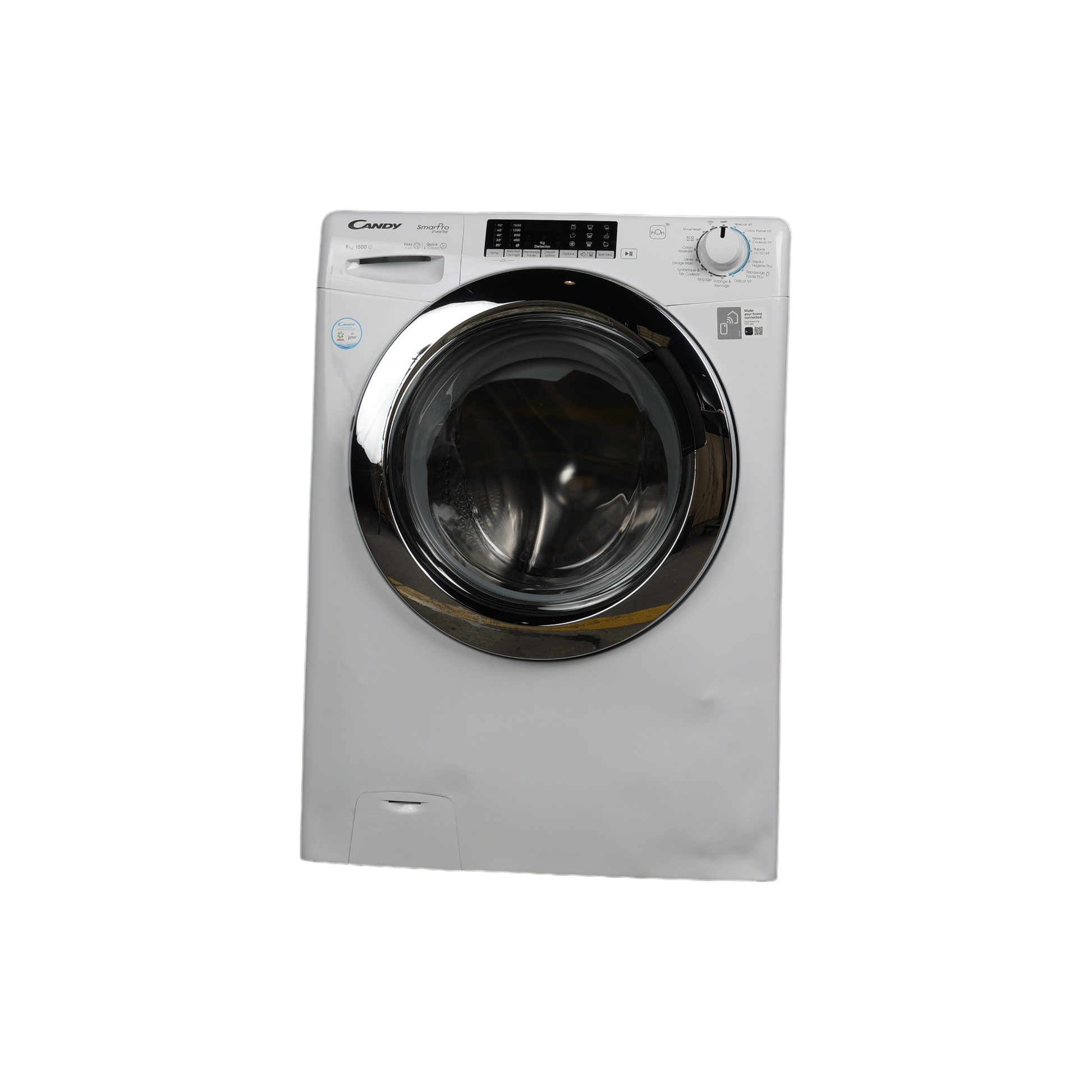 Lave-Linge Hublot 9 kg Reconditionné CANDY CSO 596TWMC/1-S : vue de face