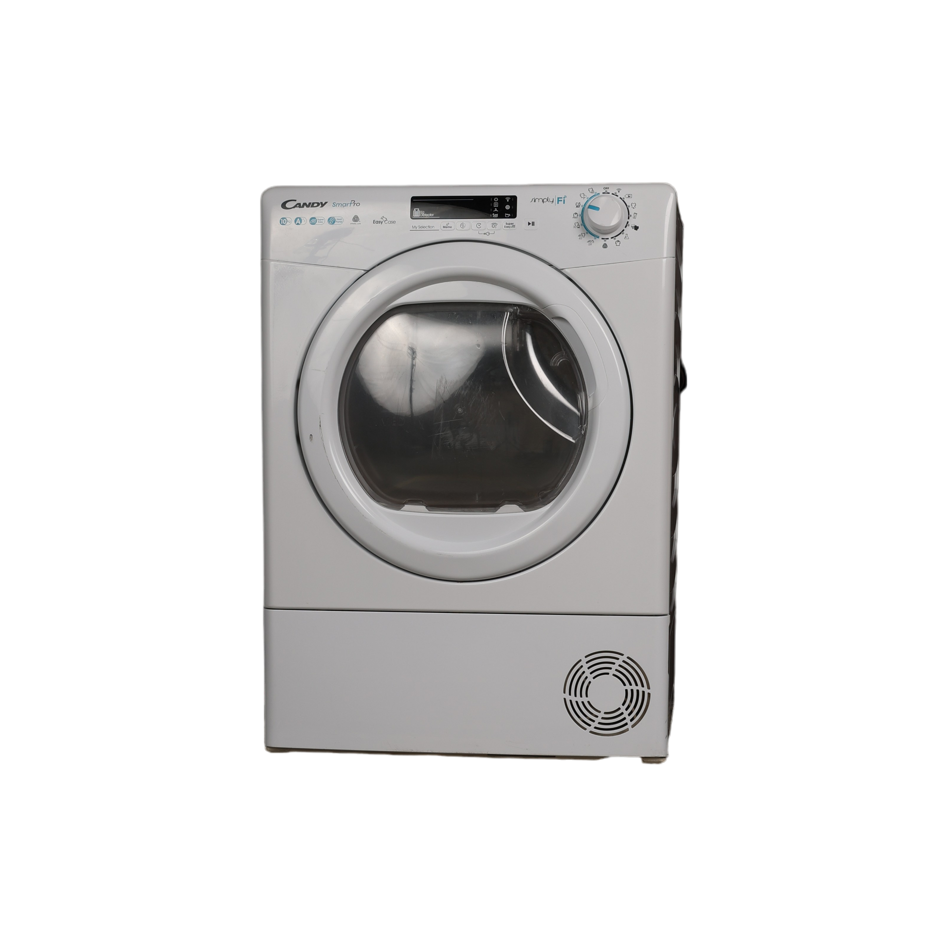 Seche-Linge Pompe À Chaleur 10 kg Reconditionné CANDY CSOH10A2DE-S : vue de face