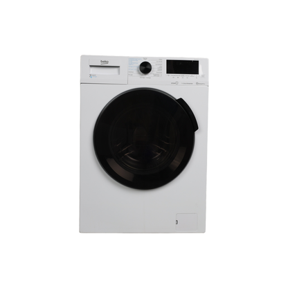 Lave-Linge Sechant 7 kg Reconditionné BEKO HTE7614YBST : vue de face