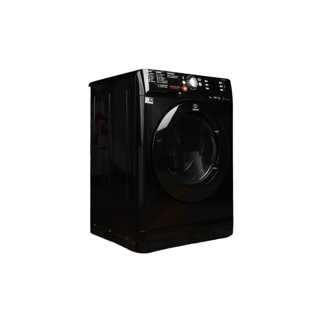 Lave-Linge Sechant 7 kg Reconditionné INDESIT XWDE 751680X K FR : vue du côté gauche