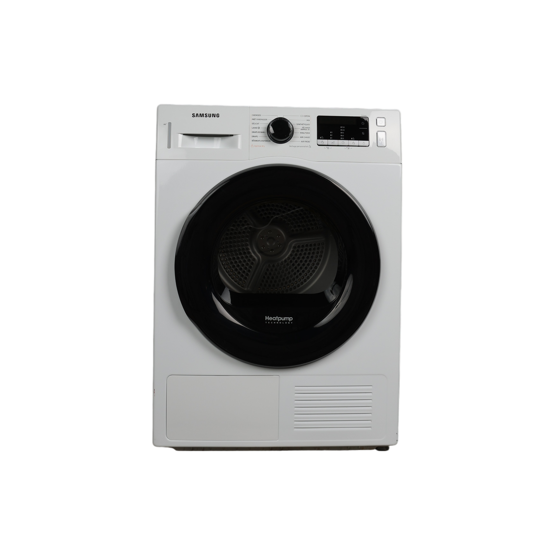 Seche-Linge Pompe À Chaleur 8 kg Reconditionné SAMSUNG DV80TA220AE : vue de face