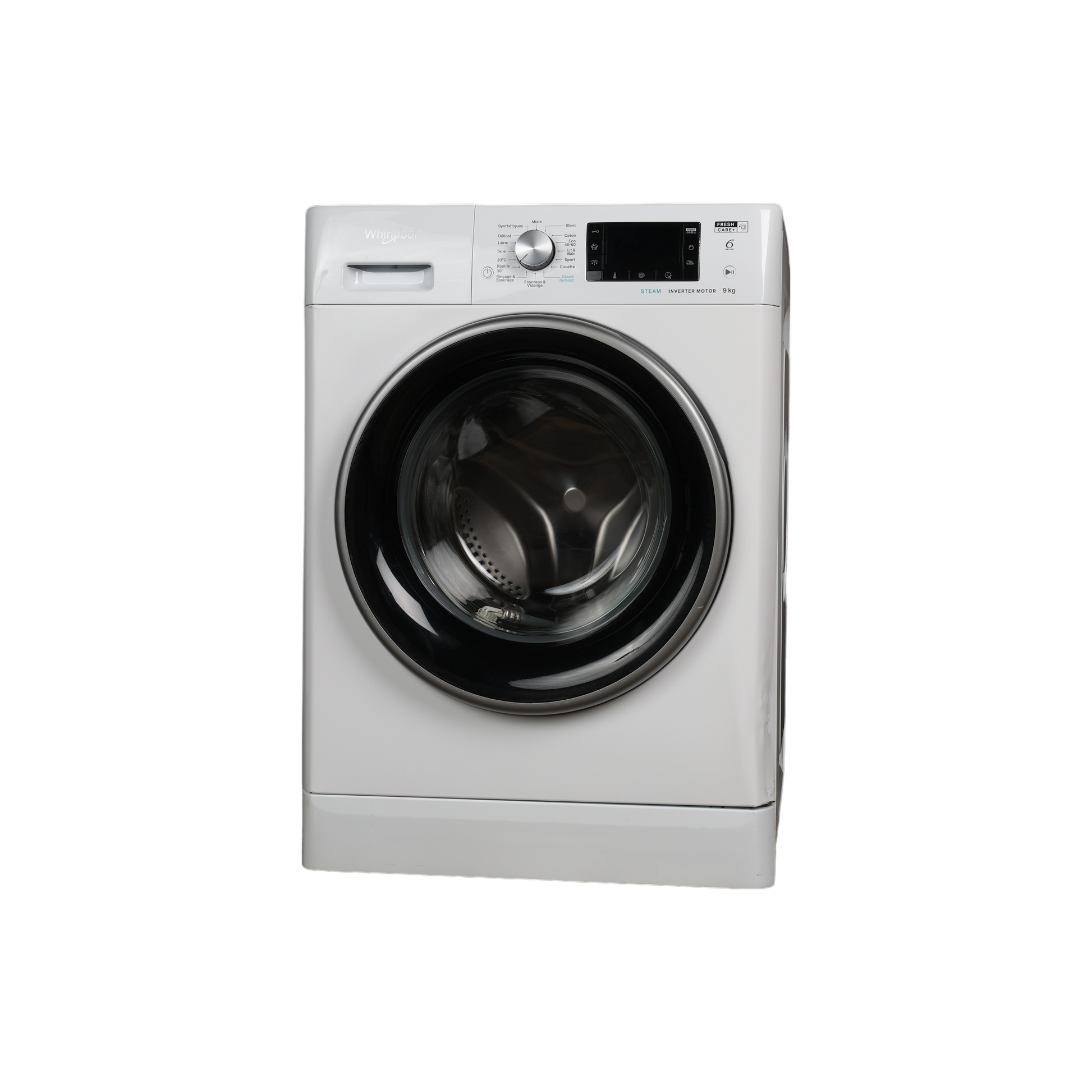 Lave-Linge Hublot 9 kg Reconditionné WHIRLPOOL FFDD9469BSVFR : vue de face