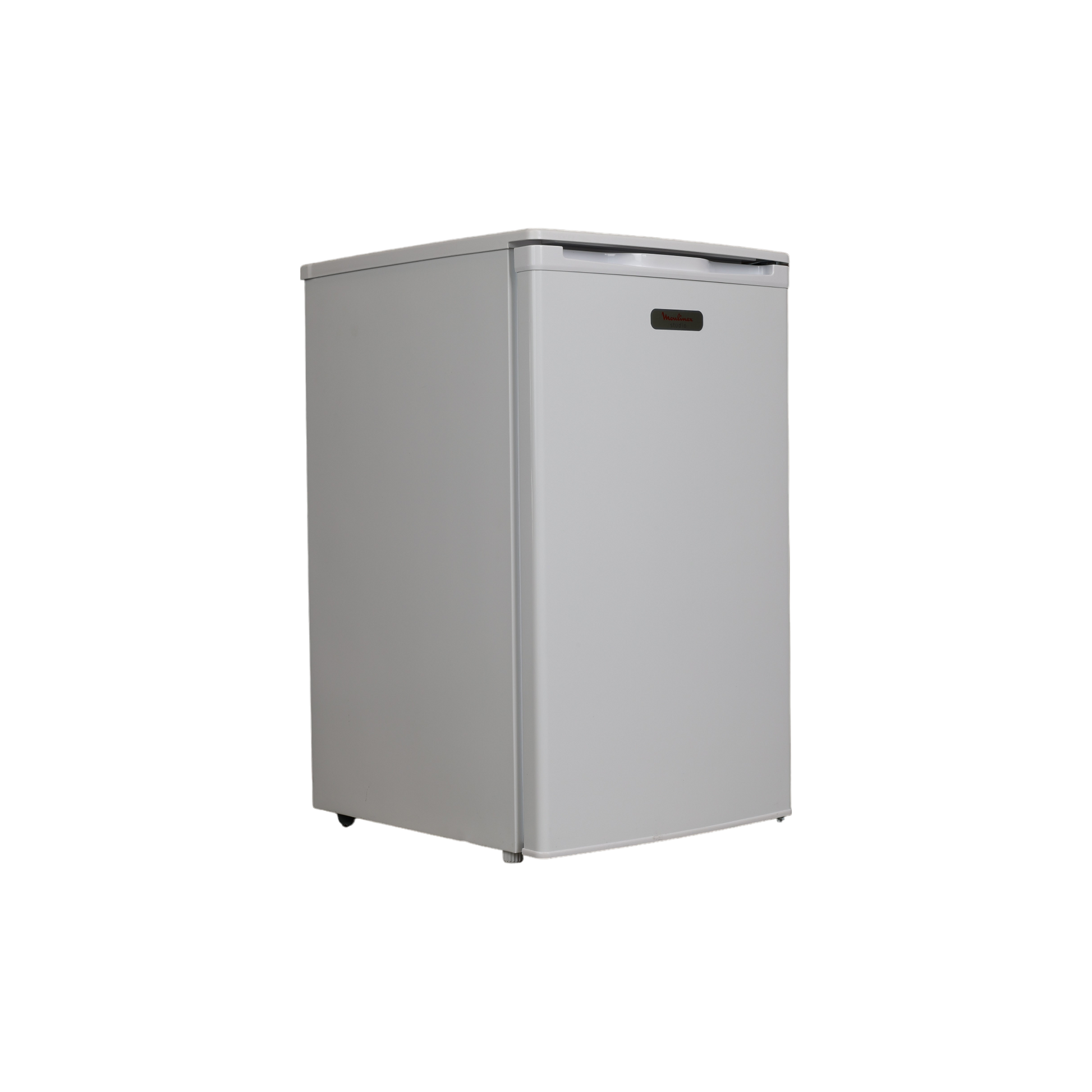 Réfrigérateur Compact 102 L Reconditionné MOULINEX STUDIO MSTTR107WH : vue du côté gauche