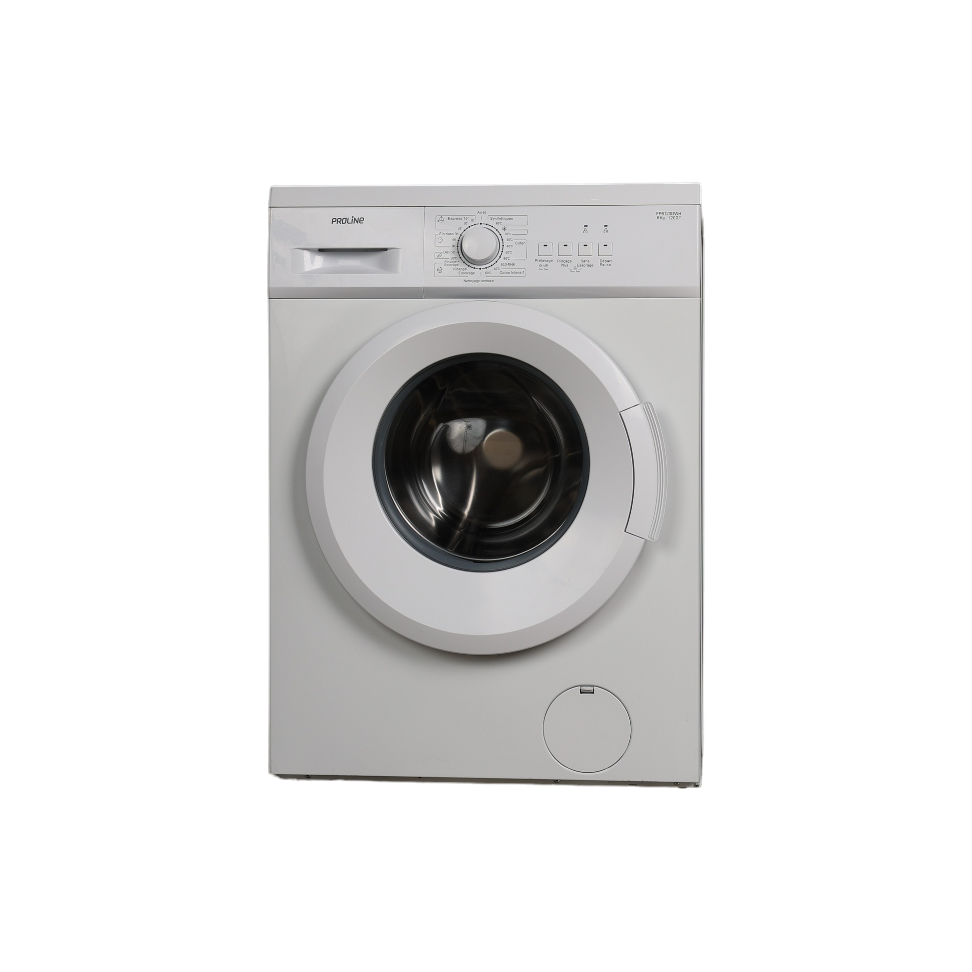 Lave-Linge Hublot 6 kg Reconditionné PROLINE FP6120DWH : vue de face