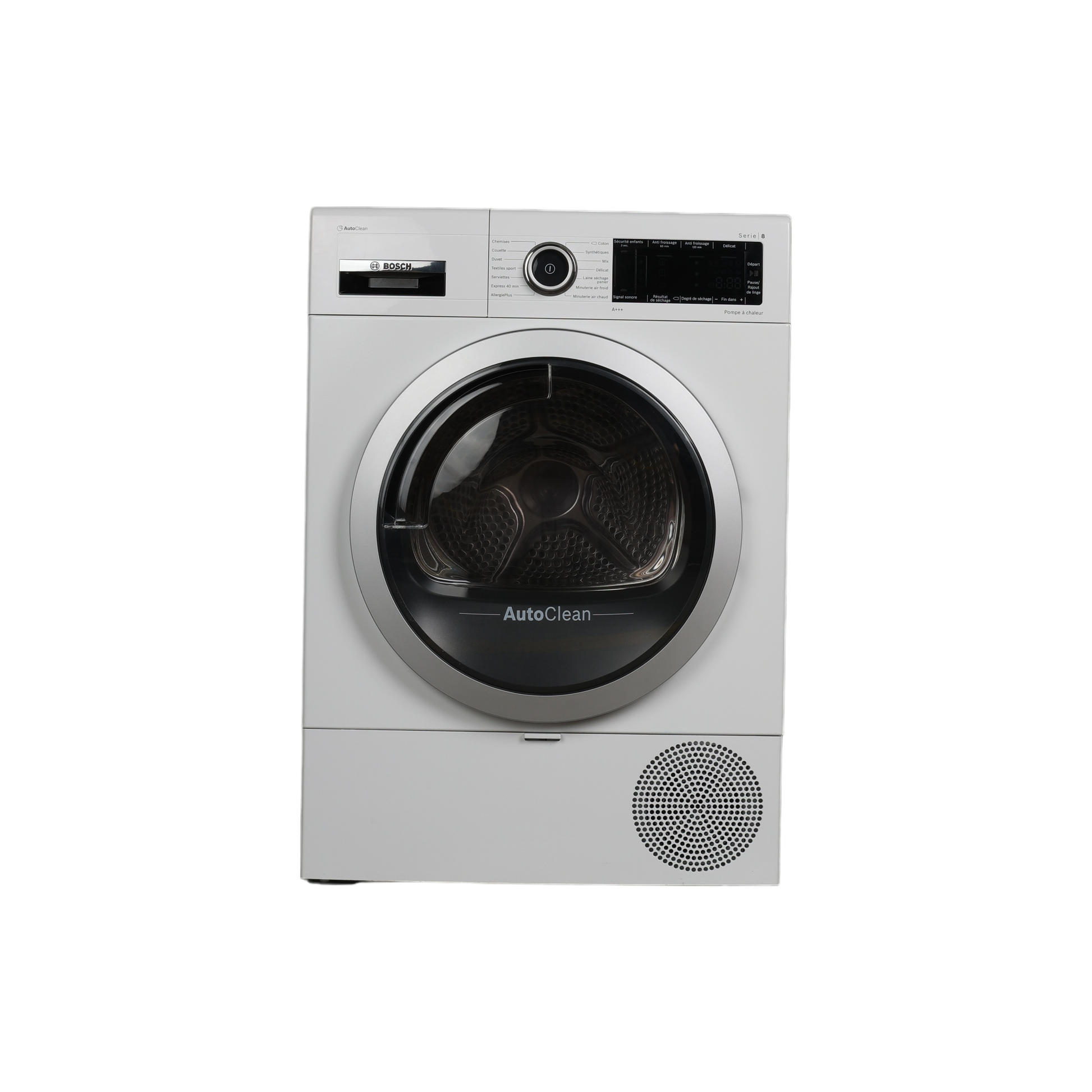 Seche-Linge Pompe À Chaleur 9 kg Reconditionné BOSCH WTX87M09FF : vue de face