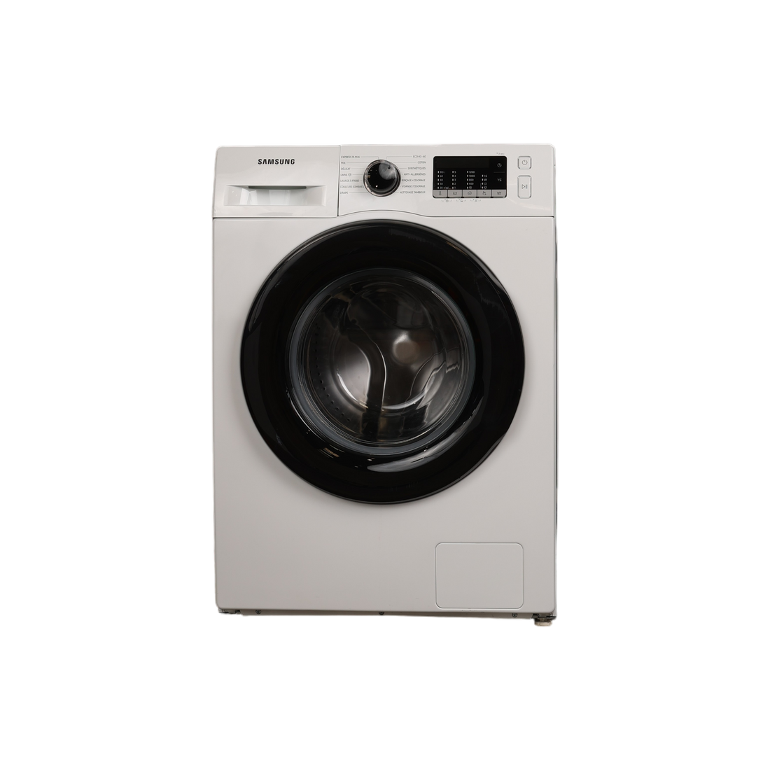 Lave-Linge Hublot 9 kg Reconditionné SAMSUNG WW90TA026AE : vue de face