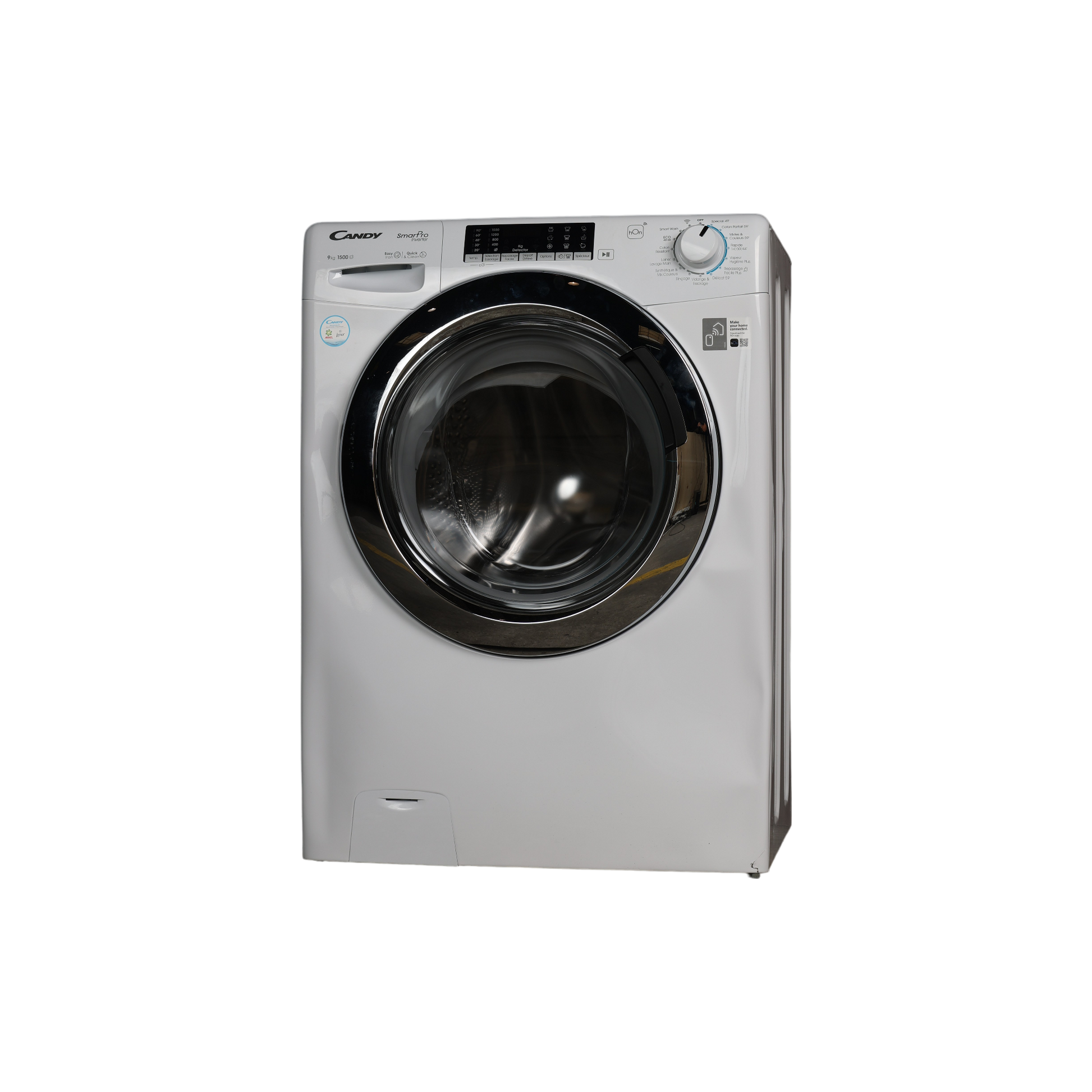 Lave-Linge Hublot 9 kg Reconditionné CANDY CSO 596TWMC/1-S : vue de face