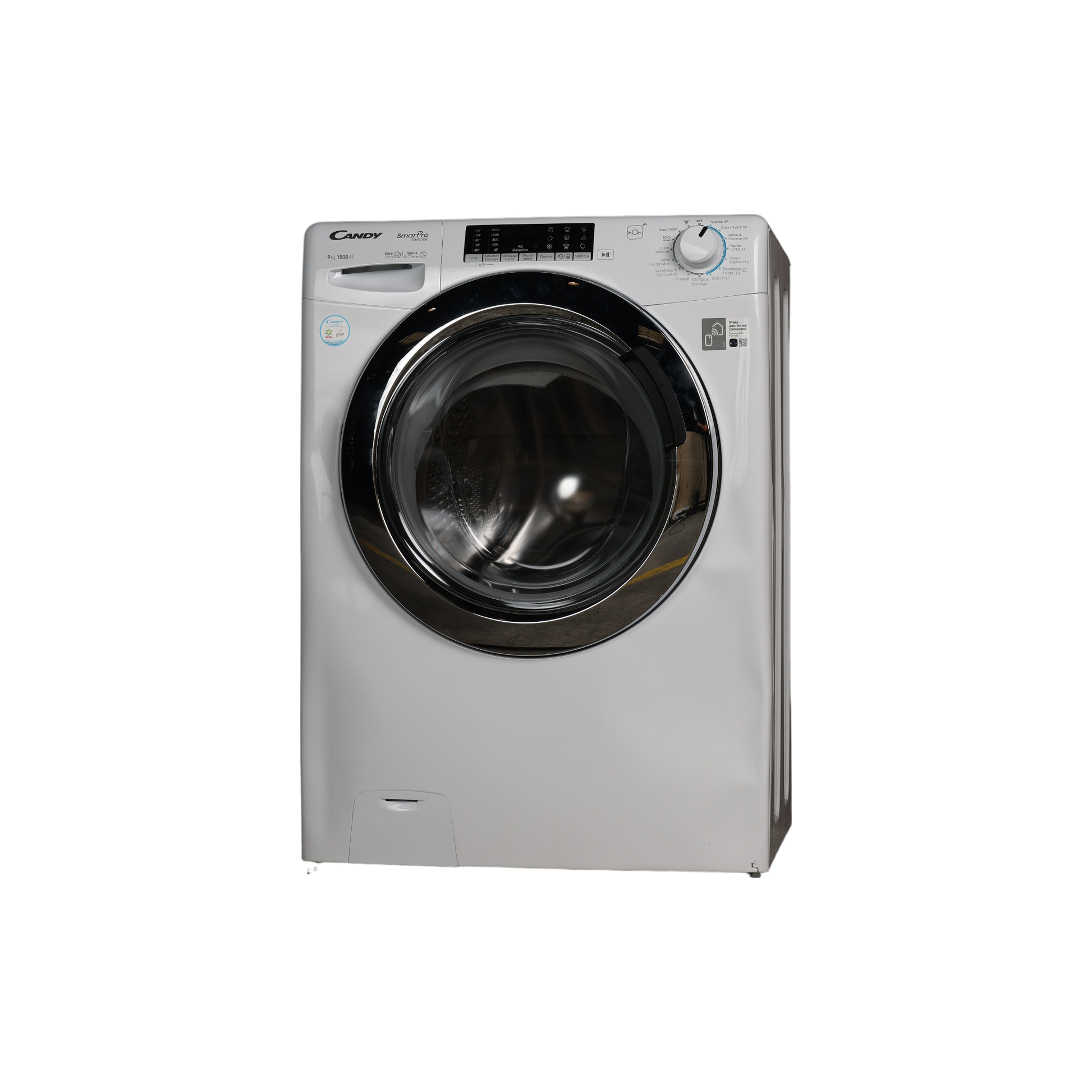 Lave-Linge Hublot 9 kg Reconditionné CANDY CSO 596TWMC/1-S : vue de face