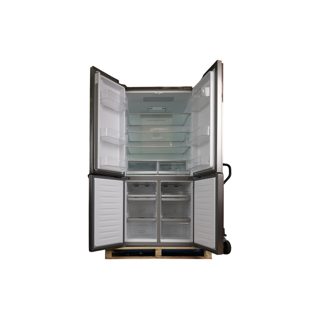 Réfrigérateur Multi-Portes 628 L Reconditionné HAIER HTF-610DM7 : vue de l'intérieur