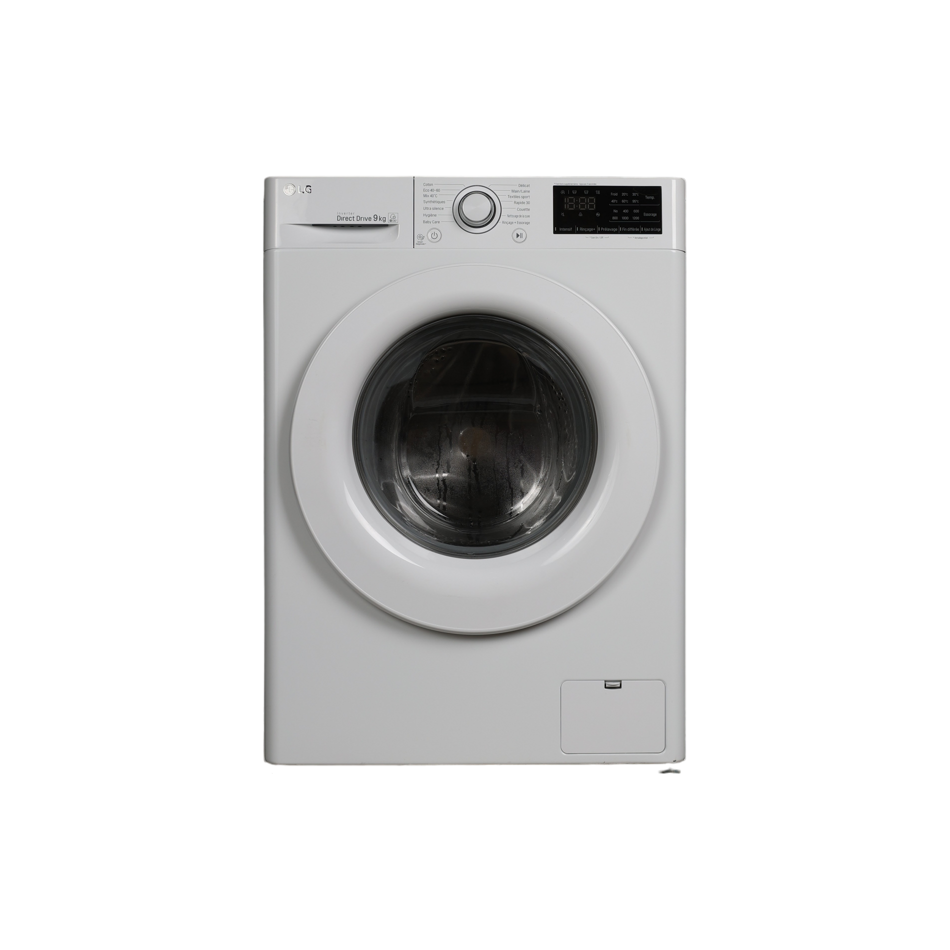 Lave-Linge Hublot 9 kg Reconditionné LG F92N23WH : vue de face