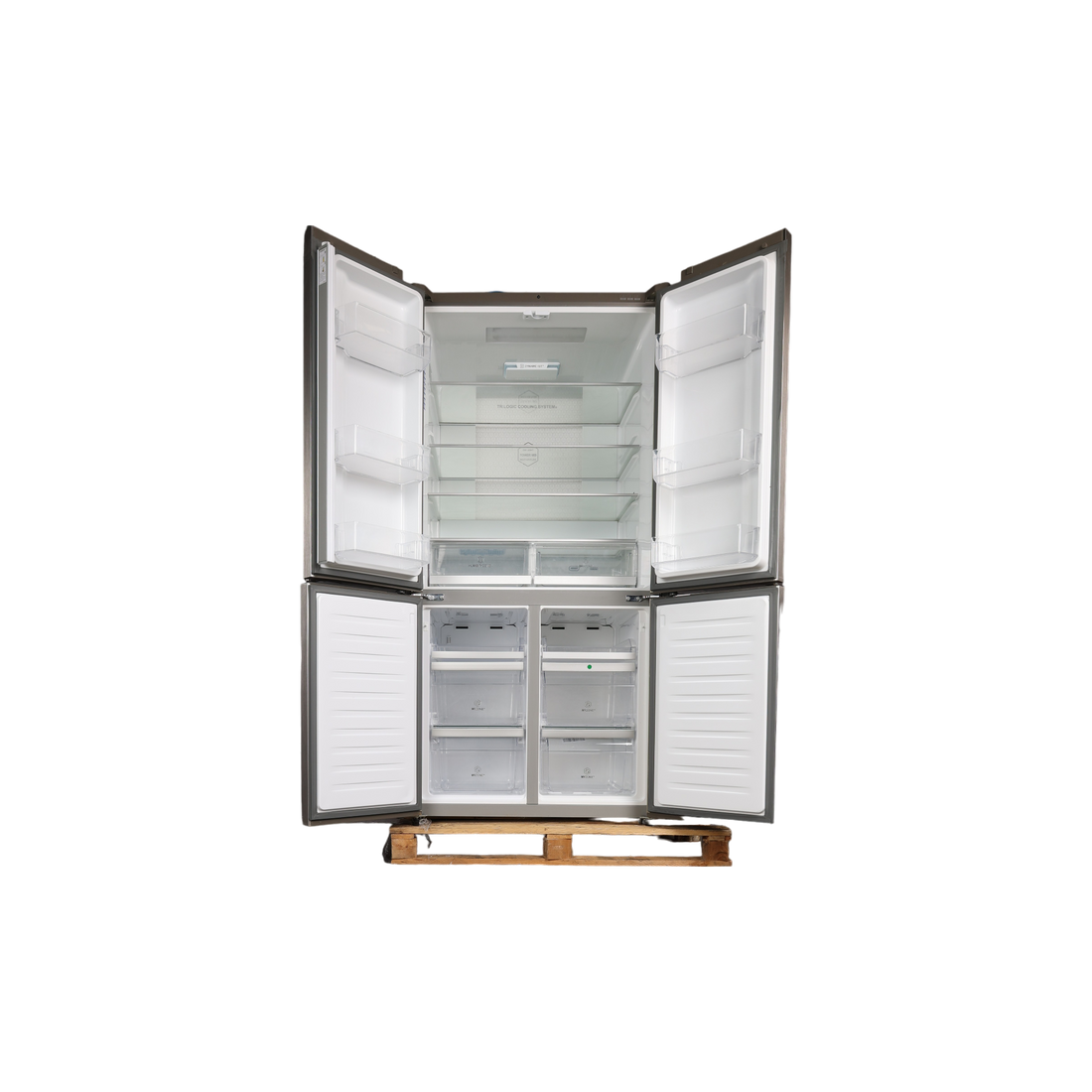 Réfrigérateur Multi-Portes 628 L Reconditionné HAIER HTF-610DM7 : vue de l'intérieur